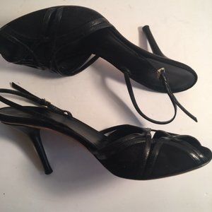 Gucci Black Sandals with High Heel